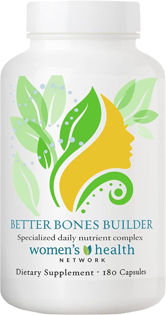 Womens Health Network Better Bones Builder Specially Formulated Multivitamin for Women with Greater Risk for Bone Health Issues - 180 Capsules (1 Bottle)