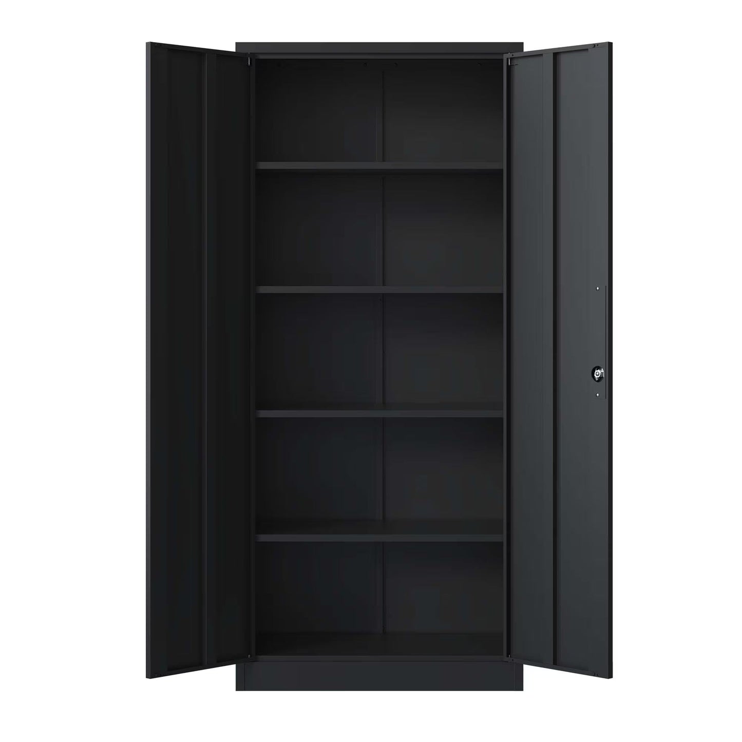 Metal Garage Lockers, Black Tool Steel Lockers