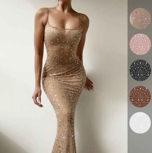 Marilyn Monroe Dress - Sexy Rhinestone Mermaid Gown
