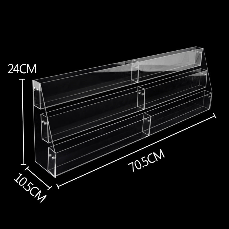 Acrylic Multi-Layer Book Organizer for Kids' Books