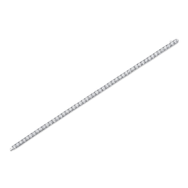 925 Silver Moissanite Tennis Bracelet for Men & Women