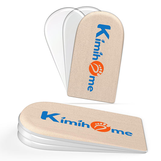 Heel Lift Inserts for Women Shoes - Kimihome Adjustable Gel Shoe Heels Insert Wedge for Women Uneven Legs Leg Length Discrepancies (3 LayersSize S)