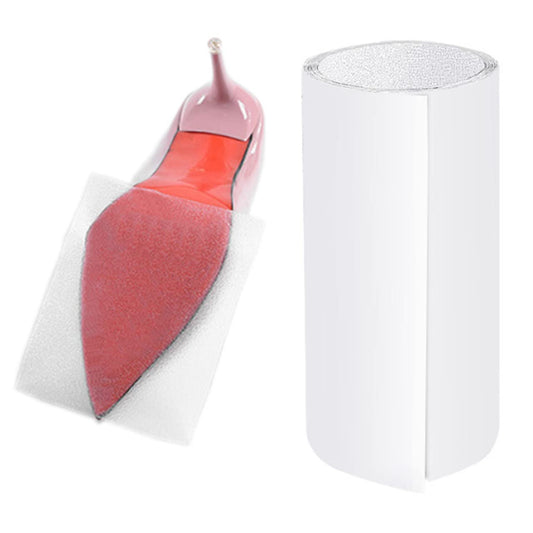 Sole Protector Stickers Tailorable Anti Slip Shoe Grips Self-Adhesive Shoe Gummies for Bottom of Heels Universal Wear Resistant Non Slip Shoes Pads for Women Shoes 4x40 Inches Clear