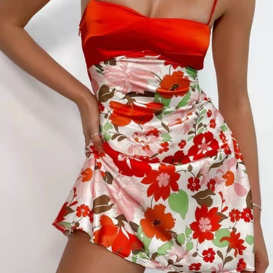 Red Satin Slip Dress - Sexy and Elegant Style