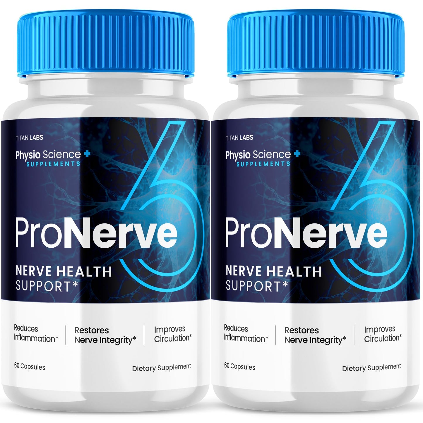 (2 Pack) Pro Nerve 6 Capsules Advanced Nerve Health Support Pro Nerve 6 Dietary Supplement Capsules ProNerve Advanced Formula Nerve Support Supplement Men Women Optimal Health Support (120 Capsules)