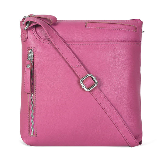 Leather Crossbody Bags for Women - Ladies Sling Handbags - Medium Cross body Purses Handbags - Purses For Women