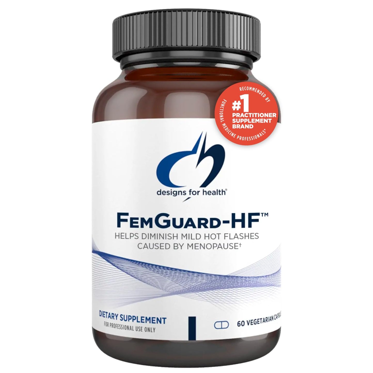 Designs for Health FemGuard-HF - Help Diminish Mild Menopause Hot Flashes - Peri & Menopause Supplements for Women to Support Healthy Aging Hormonal Balance & Bone Health (60 Capsules)