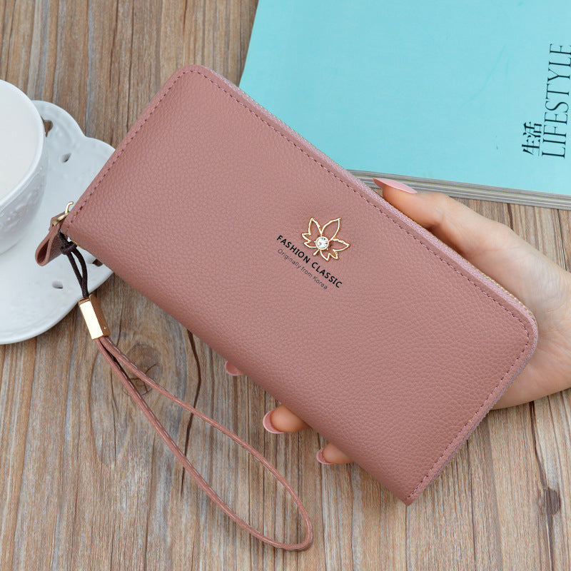 Large Capacity Zipper Wallet for Women - Fashion Clutch