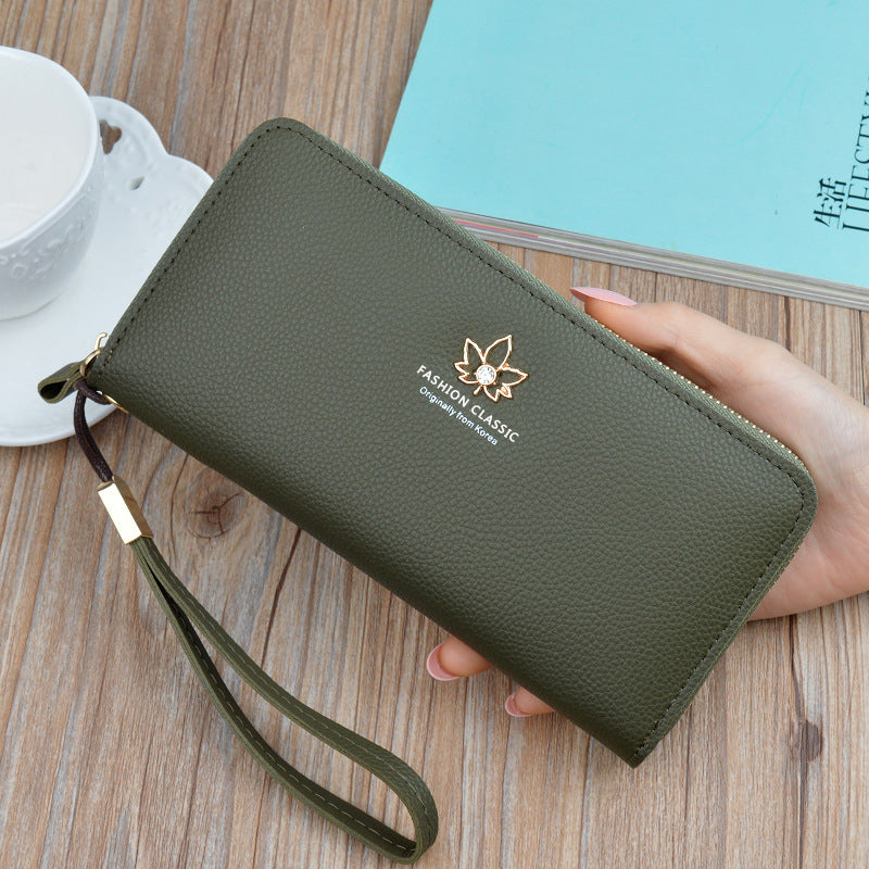 Large Capacity Zipper Wallet for Women - Fashion Clutch