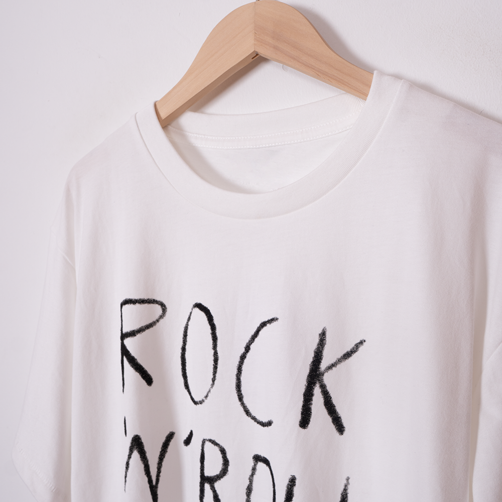 Vintage O-neck Graphic Print T-Shirt for Women