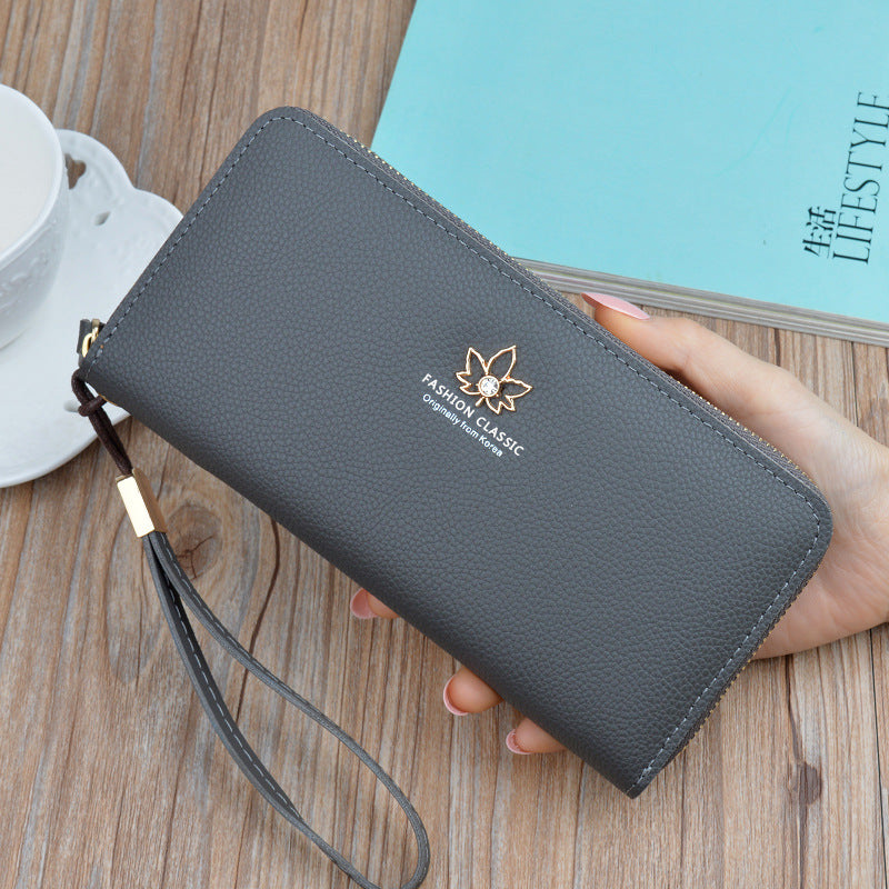 Large Capacity Zipper Wallet for Women - Fashion Clutch