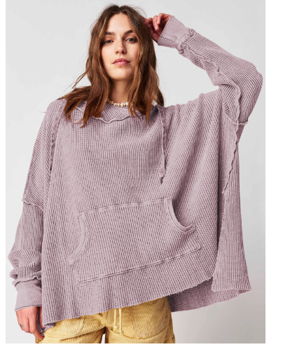 Hooded Loose Sweater for Women - Fashion Brand