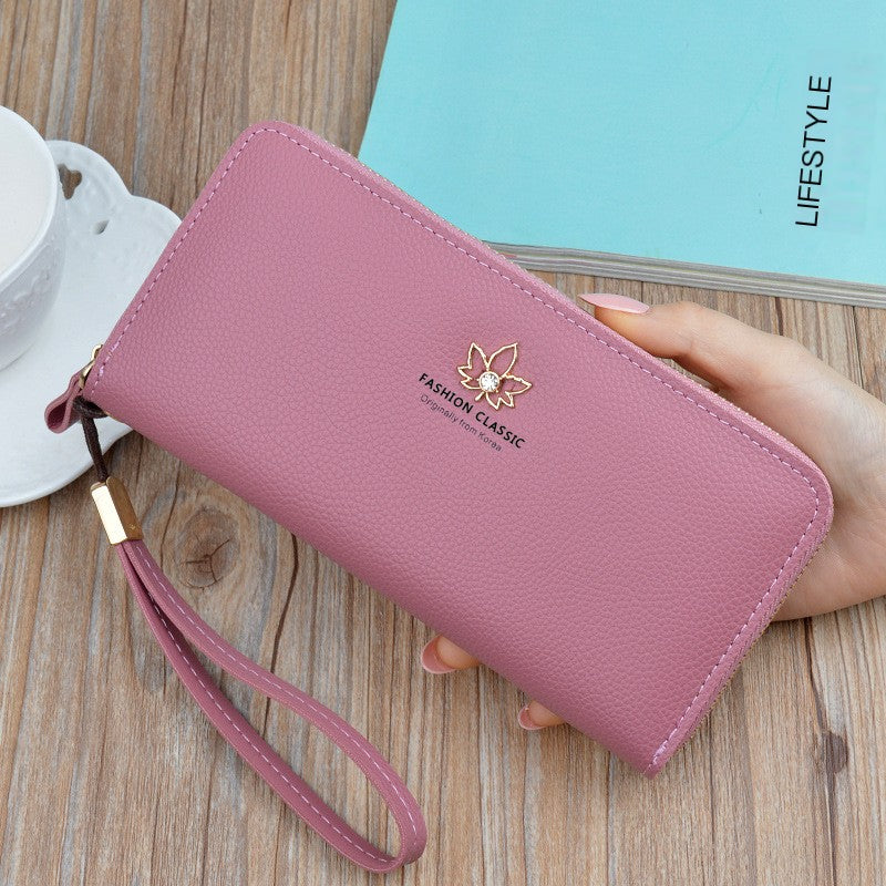 Large Capacity Zipper Wallet for Women - Fashion Clutch